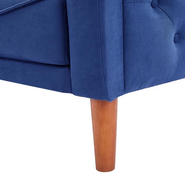 77.95“海绵软垫沙发-蓝色（实木腿可拆卸）-7