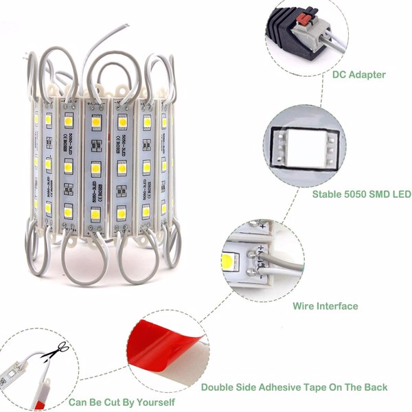 LED防水模组灯 ，一板60灯 10ft 白光(周末不发货)-4
