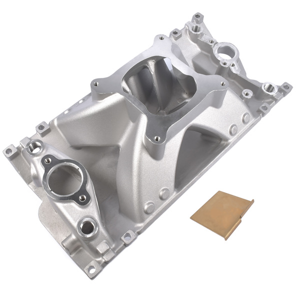  进气歧管 Vortec Single Plane High Rise Intake Manifold For Chevy SBC 350 3000-7500+ RPM-4