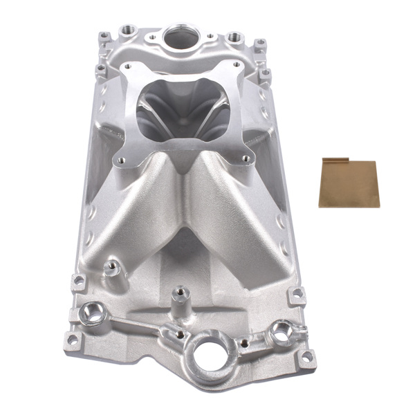  进气歧管 Vortec Single Plane High Rise Intake Manifold For Chevy SBC 350 3000-7500+ RPM-6