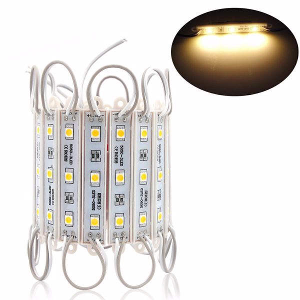 LED防水模组灯 ，一板60灯 10ft 暖白(周末不发货)-3