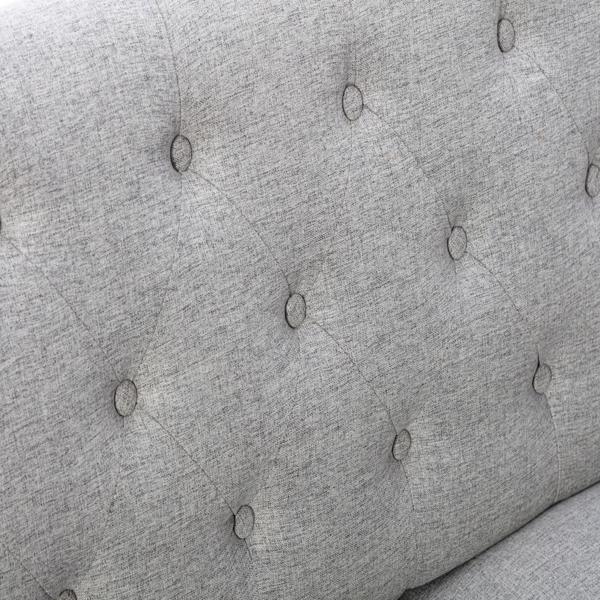 77.95“海绵软垫沙发-灰色（实木腿可拆卸）-16