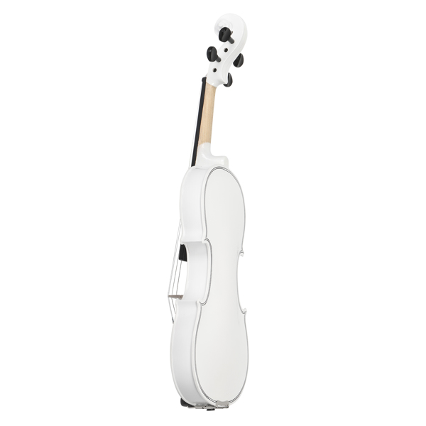  【AM不售卖】4/4 椴木 白色 小提琴-15