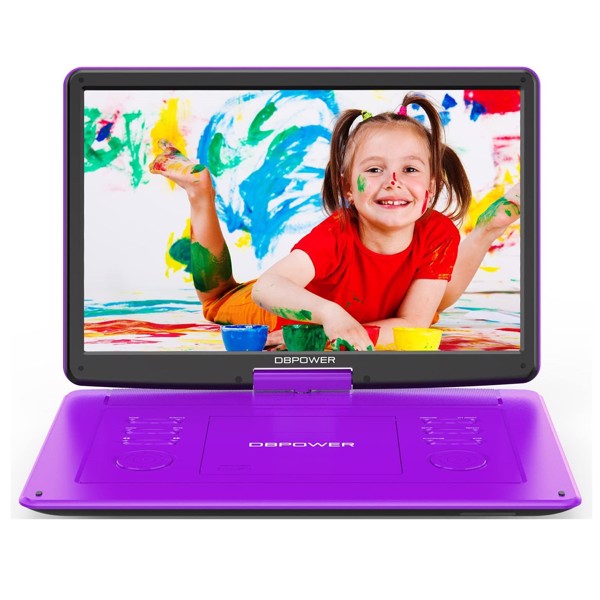 DBPOWER ZC-06 15.6寸Portable DVD 紫色 FBA 发货，周末不处理订单-1