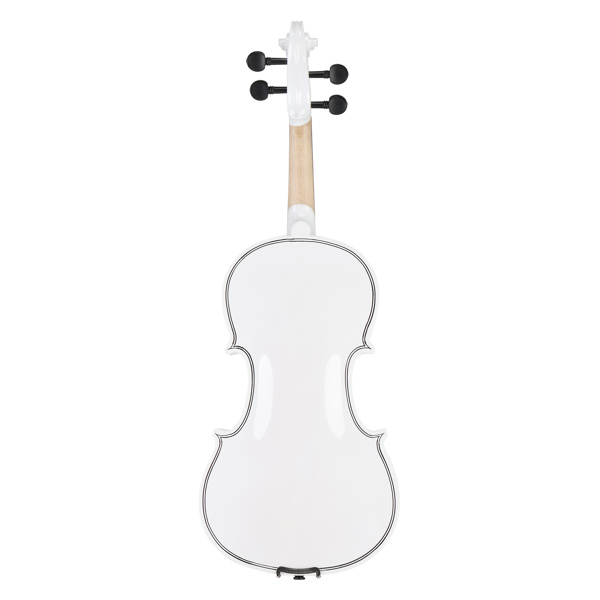  【AM不售卖】4/4 椴木 白色 小提琴-11