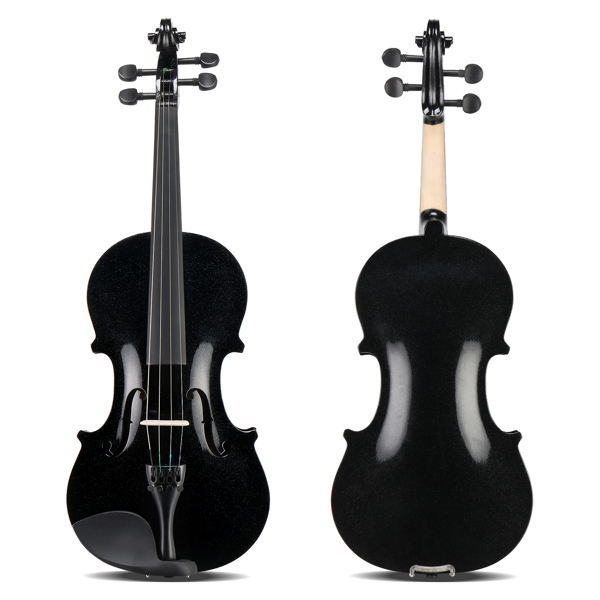  【AM不售卖】4/4 椴木 黑色 小提琴-17