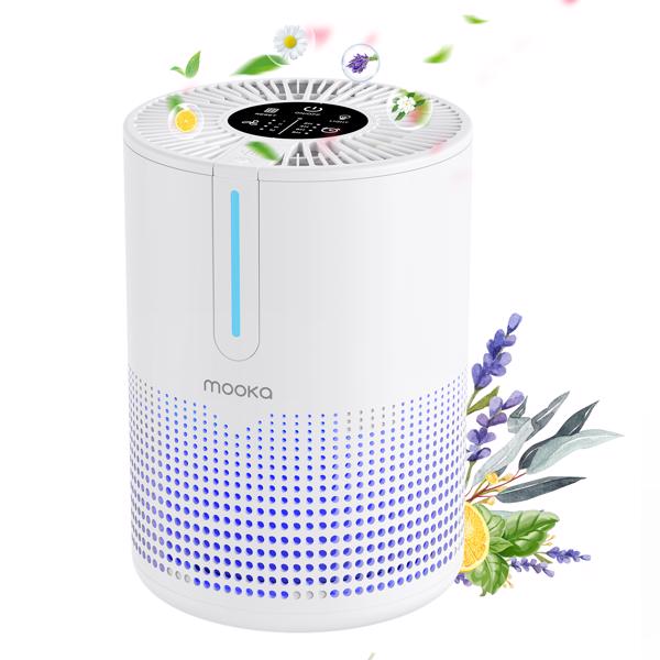MOOKA M01 空气净化器 白色  (temu, walmart, amz TIKTOK  禁售，最低零售价39.99）-1