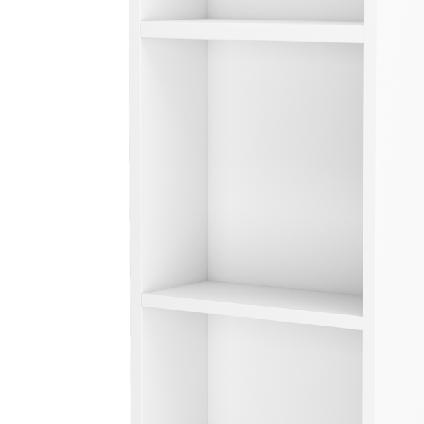 白色 浮雕三胺面密度板 一门 一抽 三格 高柜 浴室立柜 N201-7