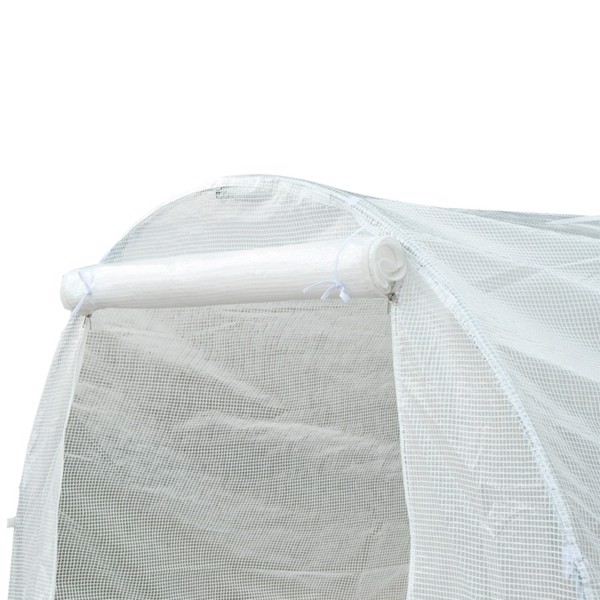 温室棚/温室带6扇卷帘窗和卷帘门的大型花园温室套件-AS （Swiship-发货）（WalMart禁售）-6