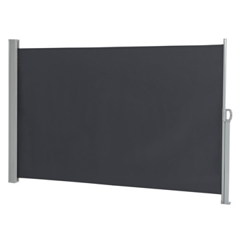  300*160cm 深灰色 侧拉篷 铝铁框架  涤纶布 长方形 可调节壁挂 N001