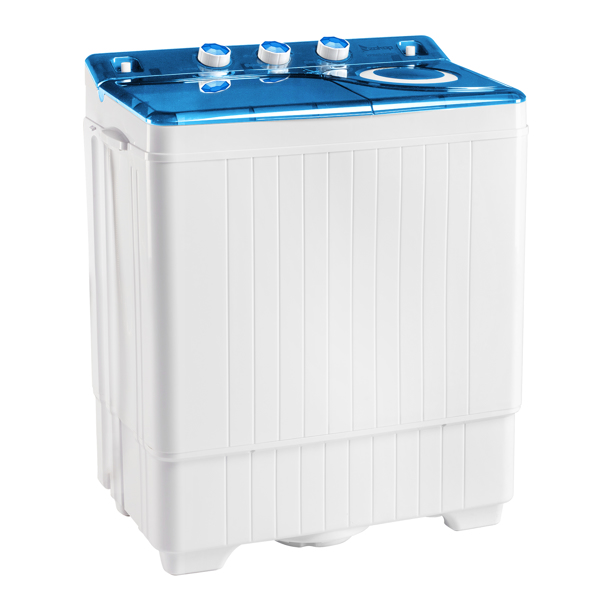  美规 XPB65-2288S 26lbs（18lbs 8lbs） 洗衣机 110V 110V,420W 双桶 带排水泵 仪表盖板条 塑料 蓝色盖板 带白色圆环 半自动-12