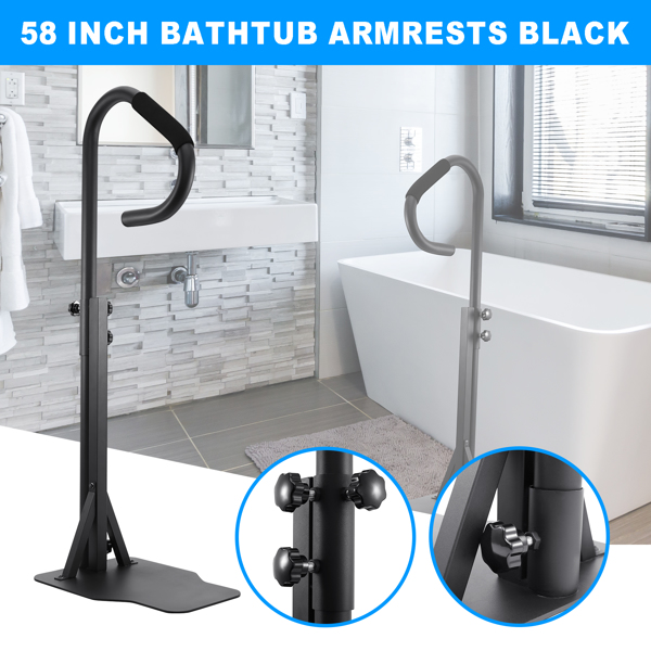 56英寸浴缸扶手黑色-24