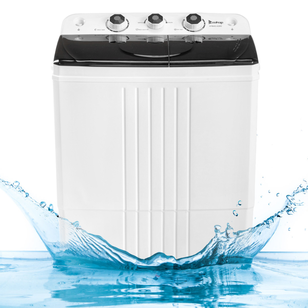  美规 XPB45-428S 20lbs (12lbs 8lbs) 洗衣机 110V 110V,400W 双桶 带排水泵 塑料 黑色盖板 半自动-10