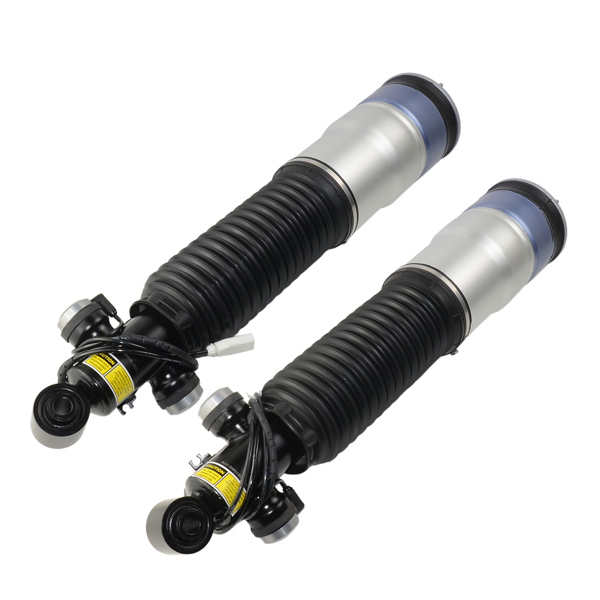 减震器 Pair Rear Air Suspension Shock Absorbers w/EDC For 07-15 BMW 7er F01 F02 F03 F04-3