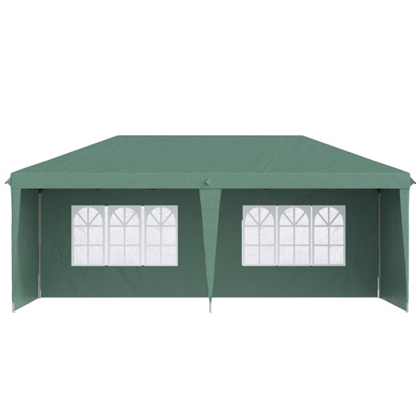 10'x 20'带4个侧墙的弹出式雨棚派对帐篷，绿色-AS （ Amazon Shipping）（WalMart禁售）（周末不发货）-6