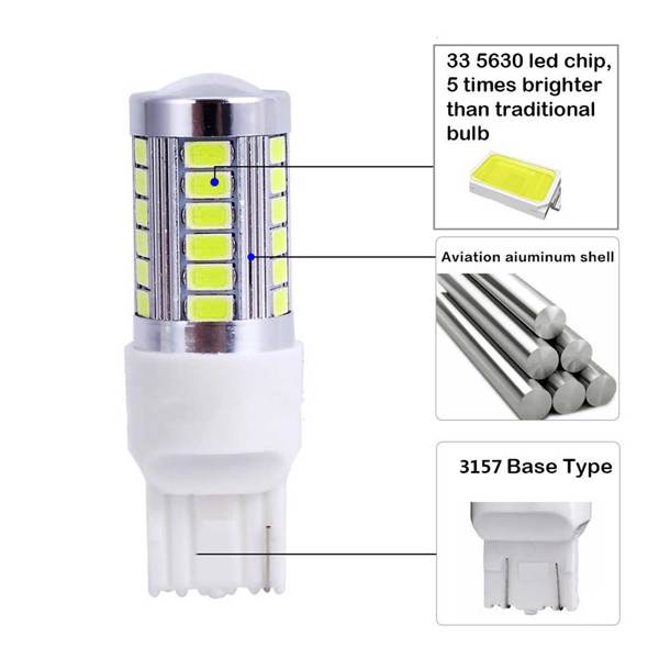 3157 33SMD刹车灯 白光  10pcs(周末不发货)-2