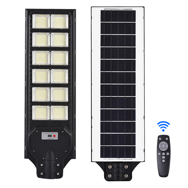 长款太阳能一体式遥控感应光控路灯带遥控器 (不带杆)(周末不发货)-1