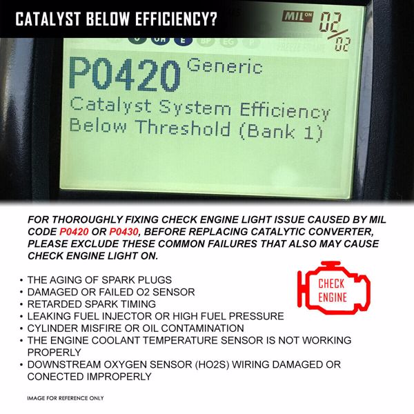 三元催化器 Flex Pipe + Rear Catalytic Converter 642118 fit for Honda Accord 2.4L l4 2008-2012  6H28175-3