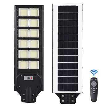 长款太阳能一体式遥控感应光控路灯带遥控器 (不带杆)
