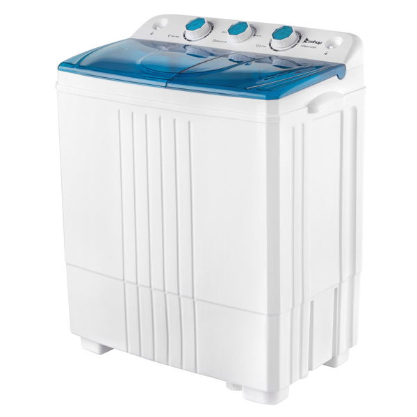  美规 XPB45-428S 20lbs (12lbs 8lbs) 洗衣机 110V 110V,400W 双桶 带排水泵 塑料 蓝色盖板 半自动-4