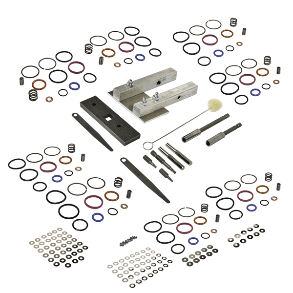 喷油嘴修复套装 Injector Deluxe Rebuild Kit Vice Clamp and Tools & Springs for Ford 7.3L Powerstroke Diesel DP0008 DP0007-6