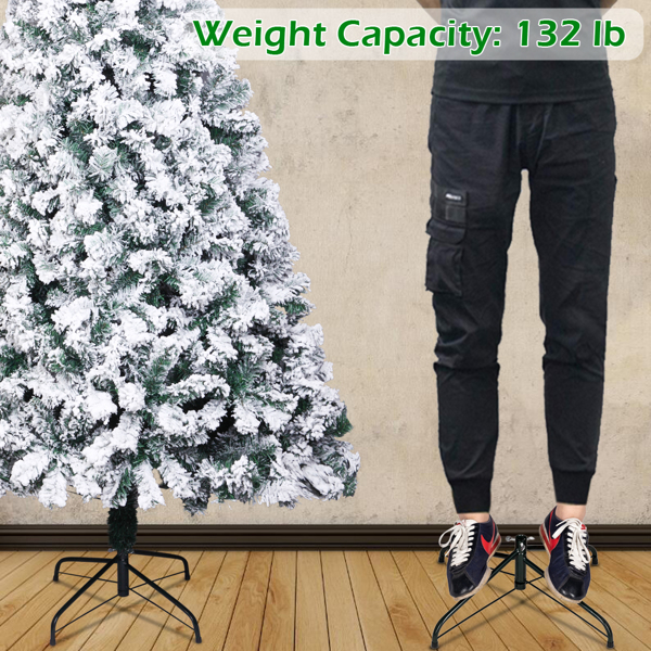 6ft 绿色植绒 1202枝头 自动树结构 PVC材质 圣诞树 N101-44