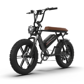  AOSTIRMOTOR新款电动自行车STORM,20in胖轮胎750W电机48V13Ah锂电池零售
