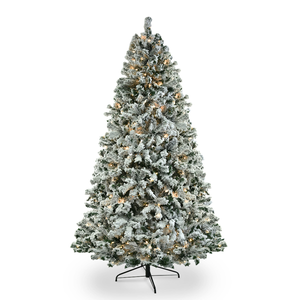 6ft 绿色植绒 250灯 暖白双色8模式 928枝头 自动树结构 PVC材质 圣诞树 美规 N101-34