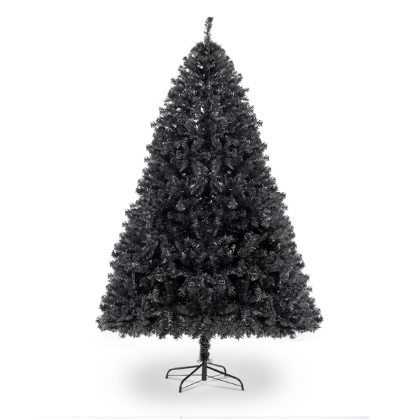 6ft 黑色 1150枝头 PVC材质 圣诞树 N101-14