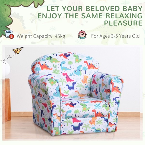  厚垫设计儿童沙发扶手椅 -6