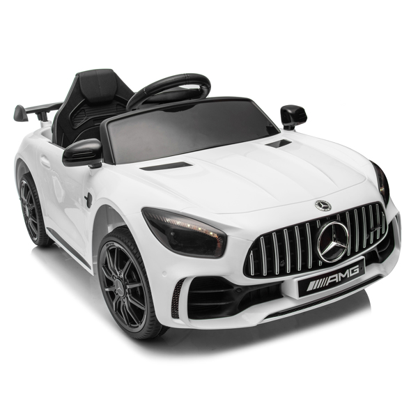 Mercedes-Benz 双驱 12.00 4.5Ah 跑车 带2.4G遥控 白色 AMG GTR-16