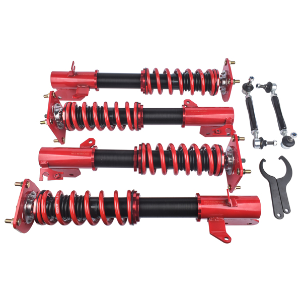 一部改装减震器 Coilovers Suspension Lowering Kit For Mazda 323 Protege 1999-2003 Ford Activa Lynx Adjustable Height-6