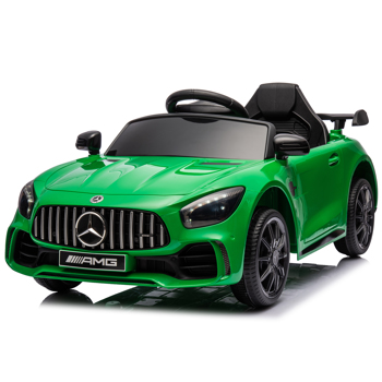 Mercedes-Benz 双驱 12.00 4.5Ah 跑车 带2.4G遥控 绿色 AMG GTR