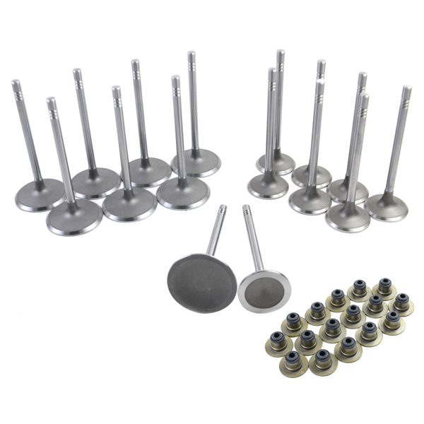 气门套装 Intake Exhaust Valves Kit For Dodge Ram 1500 Chrysler Jeep Grand Cherokee 4.7L-2