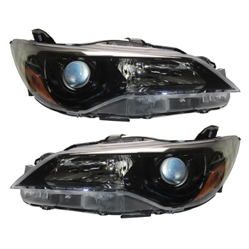 大灯总成-2015-2017 Camry Headlight-黑黄侧反