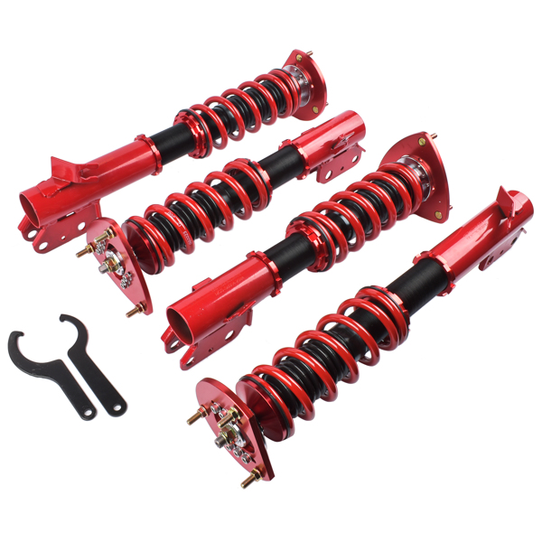 一部改装减震器 Coilovers Suspension Lowering Kit For Subaru Impreza 1993-2001 WRX GC8 Adjustable Height-6