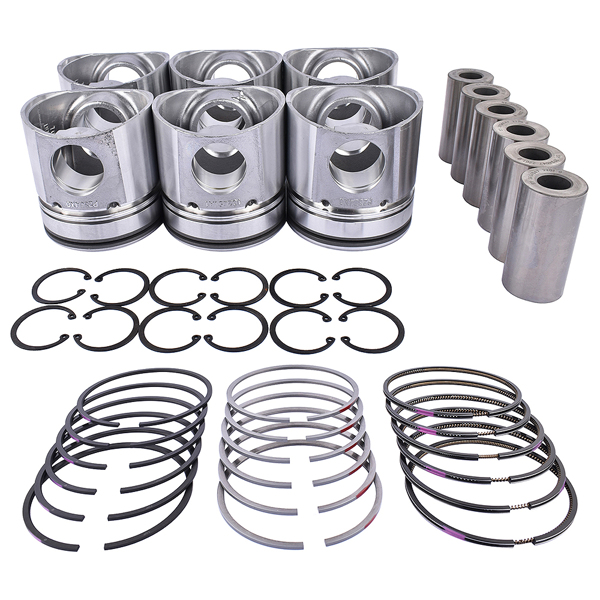 活塞套装 6× STD Standard Pistons Set For Dodge Cummins 6BT 5.9L 12V 1994-1998 3928673-6