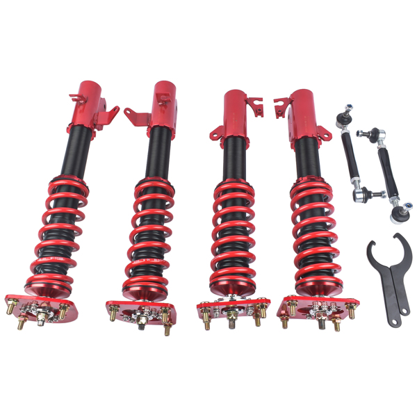 一部改装减震器 Coilovers Suspension Lowering Kit For Mazda 323 Protege 1999-2003 Ford Activa Lynx Adjustable Height-11