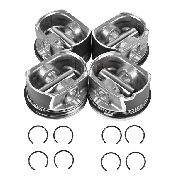 活塞环套装 2.0T Pistons Φ20mm Set for VW AUDI A4 Passat Golf GTI BWT BPY BWA AXX BWE BGB-4