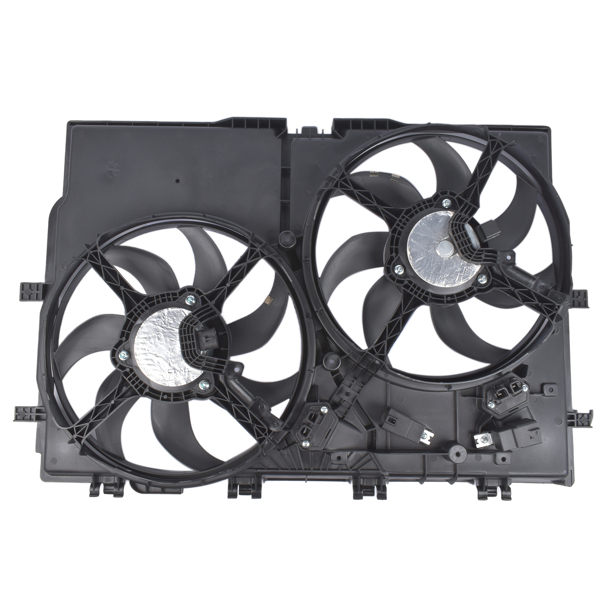 散热器风扇 Radiator & Condenser Dual Cooling Fan Assy for Ram ProMaster 1500 2500 3500 3.6L 68189000AA-1