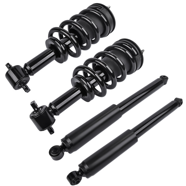 减震器 Front Complete Strut Assys + Rear Shock Absorbers Set of 4 For Chevrolet Silverado 1500 GMC Sierra 1500 4WD 2014-2018 239112 345074 911533-3