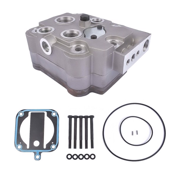 缸盖总成 Air Brake Compressor Cylinder Head For Detroit Diesel Navistar 23536774 5018652-7