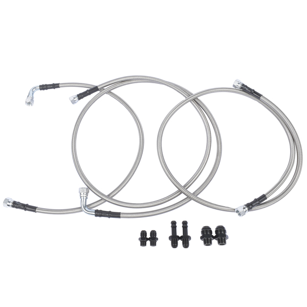 变速箱冷却管 Transmission Cooler Lines Kit Heavy Duty Hose For Dodge Ram Cummins 5.9L Diesel-5