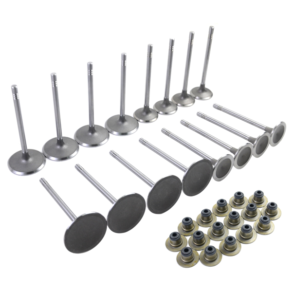 气门套装 Intake Exhaust Valves Kit For Dodge Ram 1500 Chrysler Jeep Grand Cherokee 4.7L-4