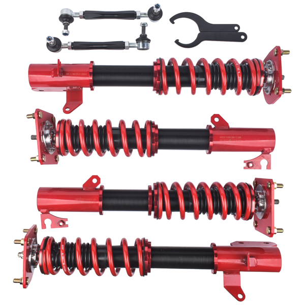 一部改装减震器 Coilovers Suspension Lowering Kit For Mazda 323 Protege 1999-2003 Ford Activa Lynx Adjustable Height-3