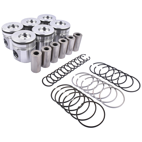 活塞套装 6× STD Standard Pistons Set For Dodge Cummins 6BT 5.9L 12V 1994-1998 3928673-5