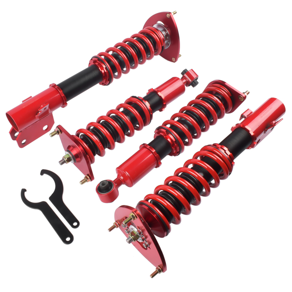 一部改装减震器 Coilovers Suspension Shocks Lowering Kit For Subaru Impreza WRX STi 2008-2013 Adjustable Height-5