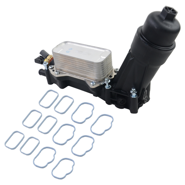 机油滤清器总成 Oil Filter Housing Adapter w/Cooler For 2014-2017 Chrysler Dodge Jeep 3.6L 68105583AF 68105583AC-6