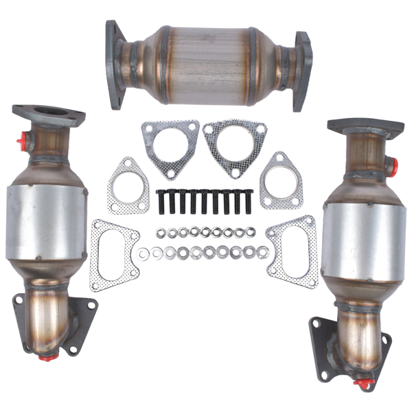 三元催化器 Catalytic Converter for 2005-2008 Honda Pilot 3.5L, 2003-2007 Honda Accord 3.0L, 2003-2006 Acura MDX 3.5L, 2005-2010 Honda Odyssey 3.5L 45106-45107-45108-8