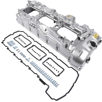 气门室盖 Aluminum Rocker Valve Cover with Gasket + Cap 11127570292 for BMW 135i 335i 435i 535i GT xDrive 640i Gran Coupe 740Li xDrive X1 X2  X4 X5 X6 M2